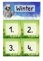 Vorschau - Mal- und Bastelvorlagen - Waschbärenklasse - Tafelkalender / Dauerkalender - Seite 3