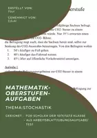Vorschau - Arbeitsblätter - Aufgabensammlung Stochastik (Oberstufenniveau) - Deckblatt