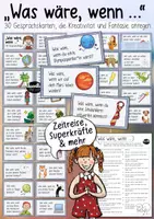 Vorschau - Aufgabenkarten - "Was wäre, wenn ..." - 30 Gesprächs- und Erzählkarten - Deckblatt