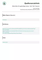 Vorschau - Arbeitsblätter - Wörterliste 34 regelmäßige Verben - DaZ / DaF / Deutsch - Seite 1