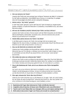 Vorschau - Arbeitsblätter - AB mit Fragen zum Thema "Johannes der Täufer" + Lösungsblatt + Mindmap + Infografik - Seite 3