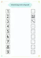 Vorschau - Arbeitsblätter - Zahleneinführung Zahl 9 | Arbeitsblätter Zahlenraum 9| Klasse 1 Grundschule | Schreiben, Nachspuren & Übungen - Seite 2