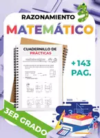 Vista previa - Unidades / Secuencias / Situaciones de Aprendizaje - CUADERNO DE PRÁCTICA RAZONAMIENTO MATEMÁTICO 3ER GRADO - Portada