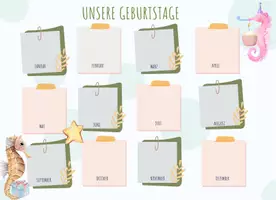 Vorschau - Poster - Geburtstagskalender für die Seepferdchenklasse - Seite 3