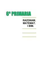 Vista previa - Unidades / Secuencias / Situaciones de Aprendizaje - CUADERNO DE PRÁCTICA RAZONAMIENTO MATEMÁTICO 6TO GRADO - página 1