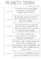 Vista previa - Refuerzo / NEE / Materiales de apoyo - Planeta tierra y sistema solar - página 2