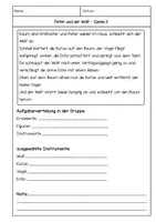Vorschau - Arbeitsblätter - Stabspiel Peter und der Wolf - Seite 3