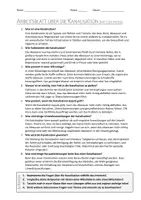 Vorschau - Arbeitsblätter - AB mit Fragen zum Thema "Kanalisation" + Lösungsblatt - Seite 1