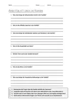 Vorschau - Arbeitsblätter - AB mit Fragen zum Thema "Karibik" + Lösungsblatt + Infografik - Seite 1