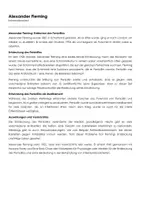 Vorschau - Arbeitsblätter - Alexander Fleming (Infotext und Übungen) - Deckblatt