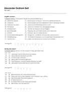 Vorschau - Arbeitsblätter - Alexander Graham Bell (Infotext und Übungen) - Seite 1