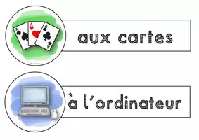 Vorschau - Präsentationen/Tafelbilder - Français: Tafelbilder / Plakate (Wortschatz Spiele) Unité 6 - Seite 3