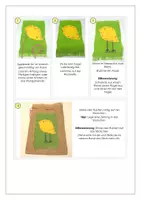 Vorschau - Mal- und Bastelvorlagen - Applikation - Sticken Vogel - Seite 3