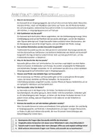 Vorschau - Arbeitsblätter - AB mit Fragen zum Thema "Karussell" + Lösungsblatt - Seite 1