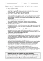 Vorschau - Arbeitsblätter - AB mit Fragen zum Thema "Kaspisches Meer" + Lösungsblatt - Seite 1