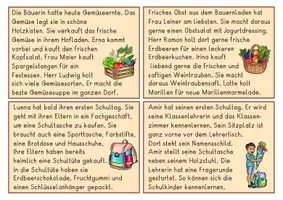 Vorschau - Stundenentwürfe - Zusammengesetzte Nomen, Lesekarteien - Seite 3