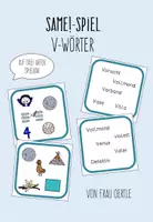 Vorschau - Spiele - Same!-Spiel zu den v-Wörter - Deckblatt
