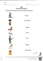 Vorschau - Test - TEST: "PETER UND DER WOLF" - Musik 2.-3.Klasse -2 Varianten - Seite 1