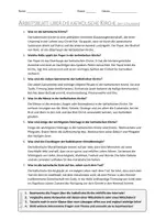 Vorschau - Arbeitsblätter - AB mit Fragen zum Thema "Katholische Kirche" + Lösungsblatt + Infografik - Seite 2