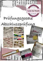Vorschau - Mal- und Bastelvorlagen - Prüfungsgoodie, Abschlussprüfung, Motivationskarten - Deckblatt