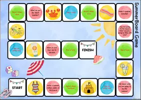 Vorschau - Spiele - Summer Board Game | Vocabulary | Speaking #sommerbeieduki - Seite 2