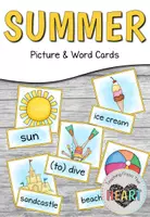 Vorschau - Bildkarten - Summer - Picture & Word Cards - Deckblatt