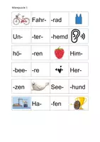 Vorschau - Spiele - Silbenpuzzle H/h - Seite 1
