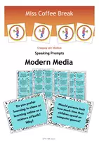 Vorschau - Fördermaterial/Inklusion - Modern Media (Speaking Prompts / Conversation Cards) - Deckblatt