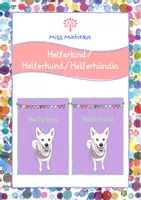 Vorschau - Poster - Helferkind Helferhund Hundeklasse Helfersystem lila - Deckblatt