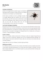 Vorschau - Arbeitsblätter - Die Zecke (Infotext und Übungen) - Deckblatt