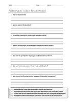 Vorschau - Arbeitsblätter - AB mit Fragen zum Thema "Kinderarbeit" + Lösungsblatt + Infografik - Deckblatt