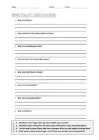 Vorschau - Arbeitsblätter - AB mit Fragen zum Thema "Kino" + Lösungsblatt + Infografik - Deckblatt