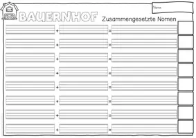 Vorschau - Unterrichtsreihen - Zusammengesetzte Nomen - Wörtersuche - Seite 3
