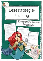 Vorschau - Arbeitsblätter - Lesetraining (Lesestrategien) - Eine geheimnisvolle Begegnung - Deckblatt