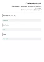 Vorschau - Arbeitsblätter - Gedichtanalyse - "Im Abendrot" von Joseph von Eichendorff - Seite 1