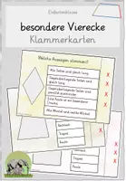 Vorschau - Spiele - Besondere Vierecke - Klammerkarten - Deckblatt