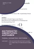 Vorschau - Arbeitsblätter - (Übungs-)Aufgaben Binomialverteilung (Oberstufenniveau) - Deckblatt
