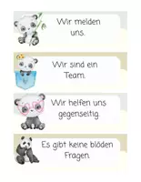 Vorschau - Poster - Pandaklasse Klassenregeln – Schilder & Vorlagen Grundschule - Seite 2
