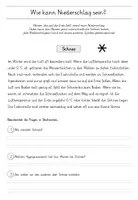 Vorschau - Arbeitsblätter - Niederschlagsarten: Arbeitsblätter und Tabelle zur Sicherung (UE: Wetter) - Seite 3