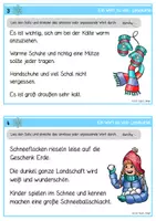 Vorschau - Stationenlernen - Winter - Leseübung - Ein Wort zu viel - Seite 3