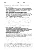 Vorschau - Arbeitsblätter - AB mit Fragen zum Thema "Helmut Kohl" + Lösungsblatt + Mindmap - Seite 2