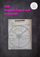 Vorschau - Arbeitsblätter - Statistik Zentral- und Streuungsmaße - interaktives Notizbuch - Deckblatt