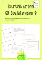 Vorschau - Merkblätter - Materialpaket: Karteikarten Grundlegende Begriffe Sozialwesen 7-10 - Seite 1