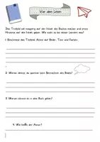 Vorschau - Unterrichtsreihen - Lesetagebuch Rico Oskar und die Tieferschatten Unterrichtsmaterial Deutsch Klasse 5–6 Arbeitsblätter Übungen Wochenplan mit Lösungen - Seite 2