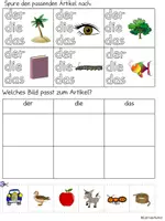 Vorschau - Arbeitsblätter - DAZ: Artikelschulung - Deckblatt