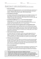 Vorschau - Arbeitsblätter - AB mit Fragen zum Thema "Kompass" + Lösungsblatt + Infografik - Seite 2