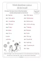 Vorschau - Arbeitsblätter - Rätsel - Vokale einsetzen - Krankheit - Seite 1