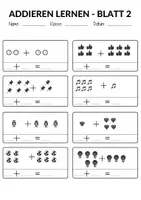 Vorschau - Arbeitsblätter - Addition Komplettpaket Arbeitsblätter - Zahlenraum 10 & 20 (1. Klasse Mathe) - Seite 2