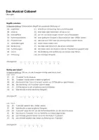 Vorschau - Arbeitsblätter - Das Musical Cabaret (Infotext und Übungen) - Seite 1