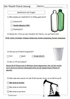 Vorschau - Arbeitsblätter - Quiz zum Plastik Check (mit Lösung) - Seite 3